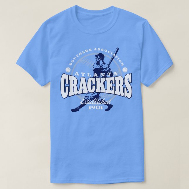 Camiseta Atlanta Crackers Baseball (Frente do Design)