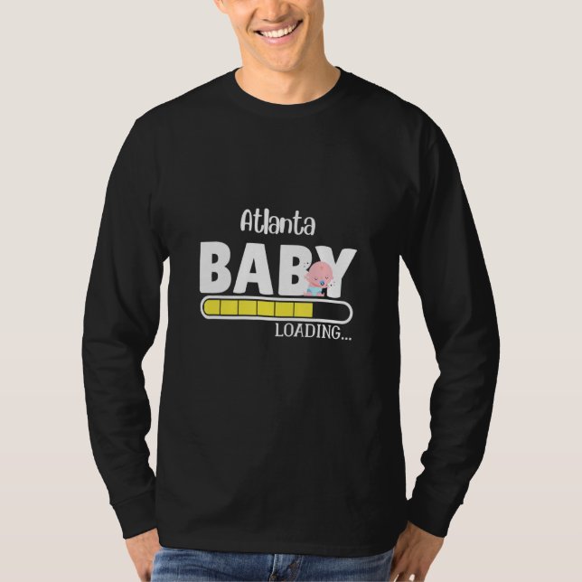 Camiseta Atlanta Funny Native Pride State Baby Mãe D (Frente)