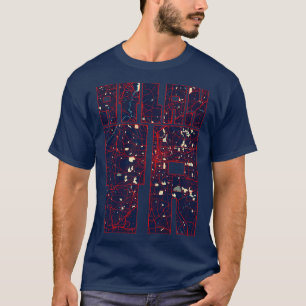 Camiseta Atlanta Georgia City Map Typografia Hope TShir