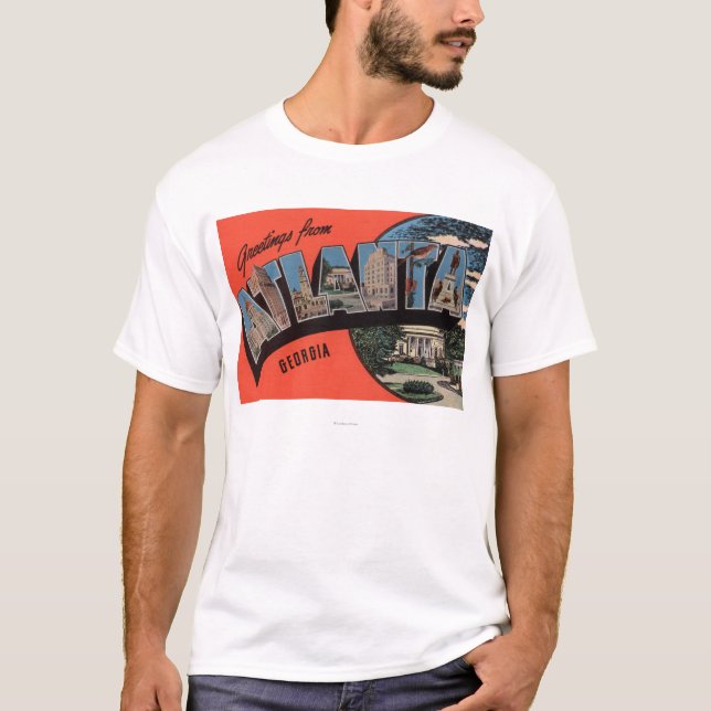 Camiseta Atlanta, Geórgia - grandes cenas da letra (Frente)
