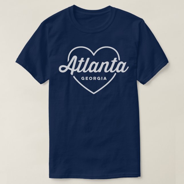 Camiseta Atlanta Georgia Love (Frente do Design)