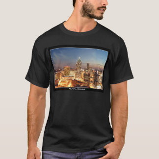 Camiseta Atlanta, Geórgia na noite - skyline bonita