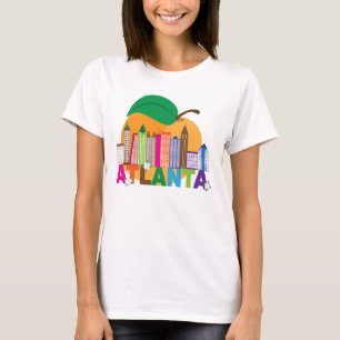 Camiseta Atlanta, Geórgia Peach Skyline