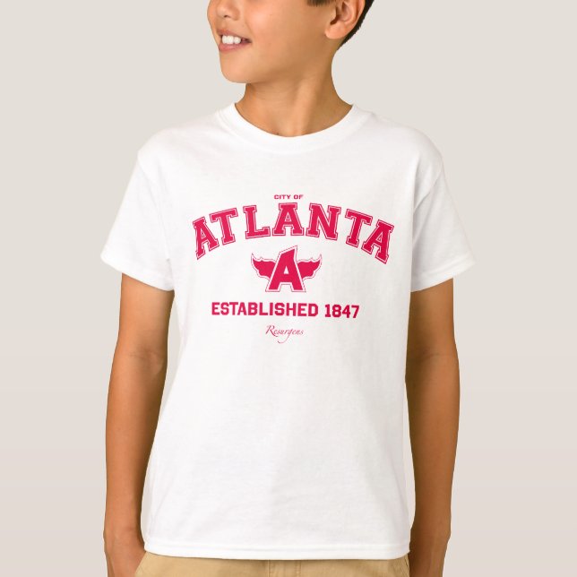 Camiseta Atlanta para crianças (Frente)