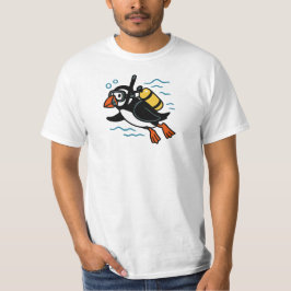 Camiseta Atlantic Puffin Diving