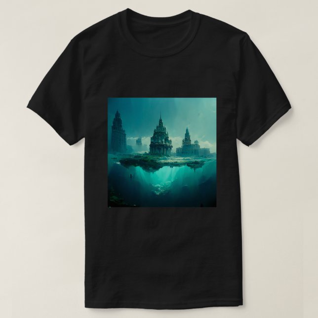 CAMISETA ATLANTIS SUBÁGUA (Frente do Design)