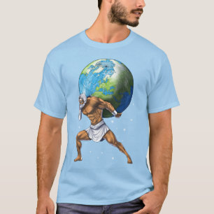 Camiseta Atlas de Deus da mitologia grega