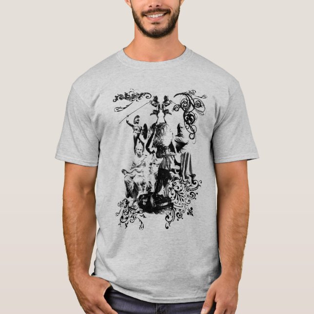 Camiseta Atlas e a bandeja 1 da dança (Frente)