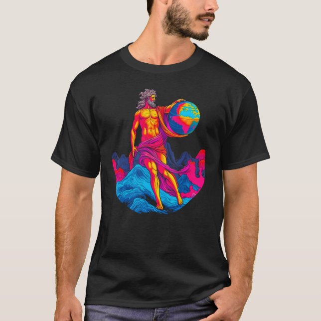Camiseta Atlas Grego Titã (Frente)