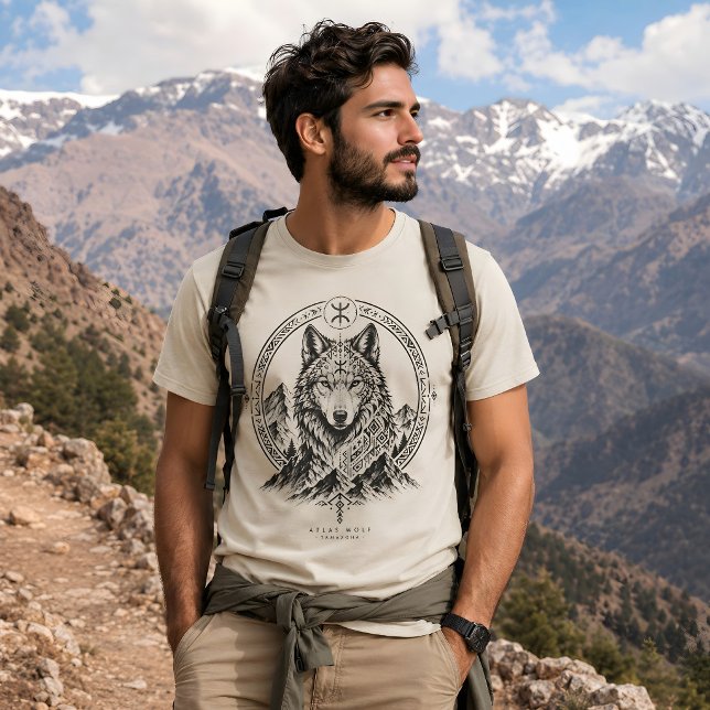 Camiseta Atlas lobo (Criador carregado)