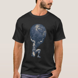 Camiseta Atlas Mitologia Grega Antiga Grécia Deus Grego Myt