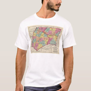 Camiseta Atlas topográfico dos condados 5 de Maryland