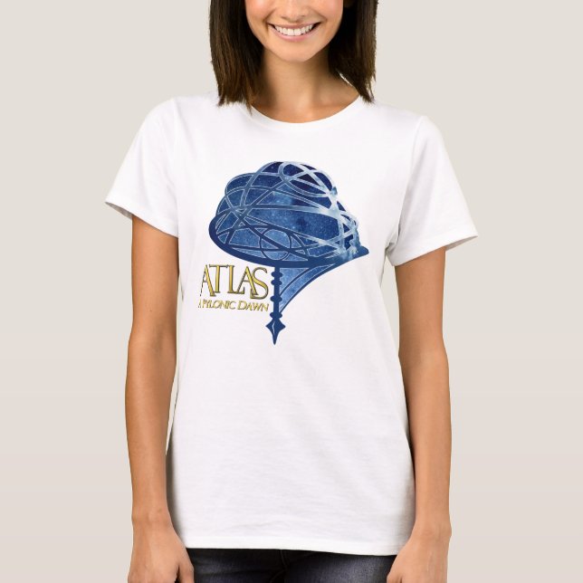 Camiseta "Atlas: Um Aurora Piônico" Tee Orrery (Frente)
