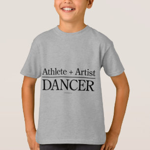 Camiseta Atleta + Artista = dançarino