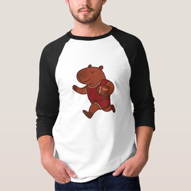 Camiseta atleta capybara esportiva capybara (Frente)