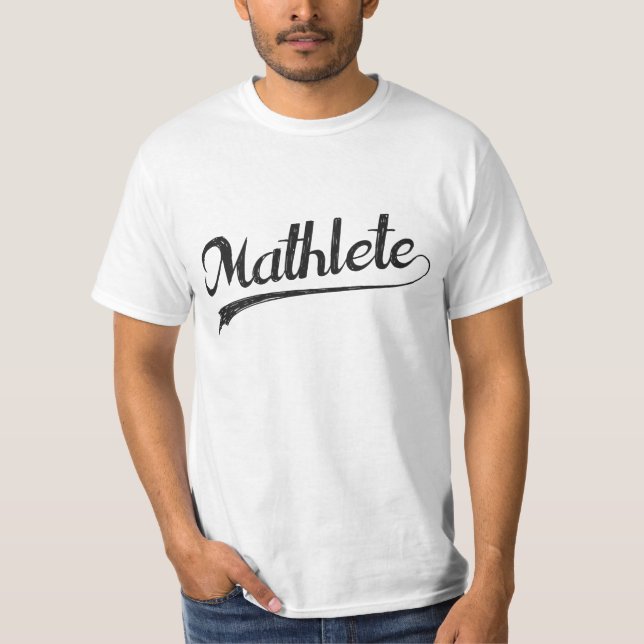 Camiseta Atleta da matemática de All Star Mathlete (Frente)