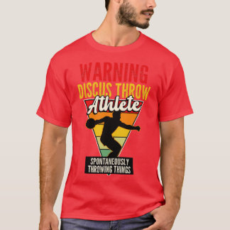 Camiseta Atleta de Ataque de Disco