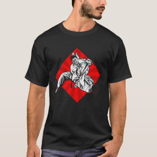 Camiseta Atleta de Judô Ideia Homens Mulheres Crianças Espo