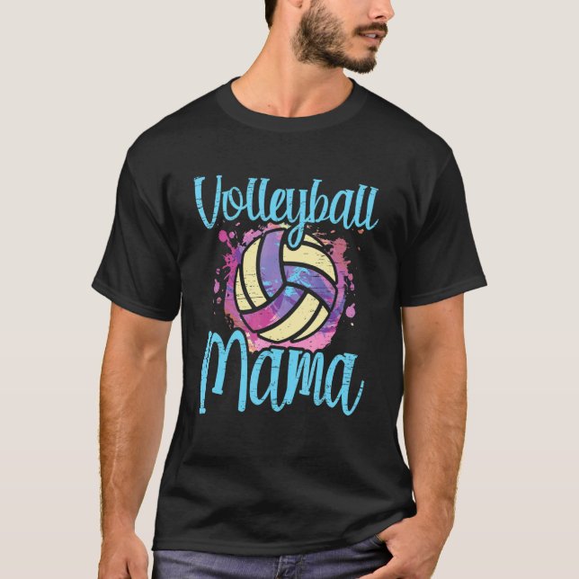 Camiseta Atleta do Jogador de Bola de Voleibol Mama Net Spi (Frente)