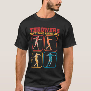 Camiseta Atleta engraçado de esportes de lançamento de dard