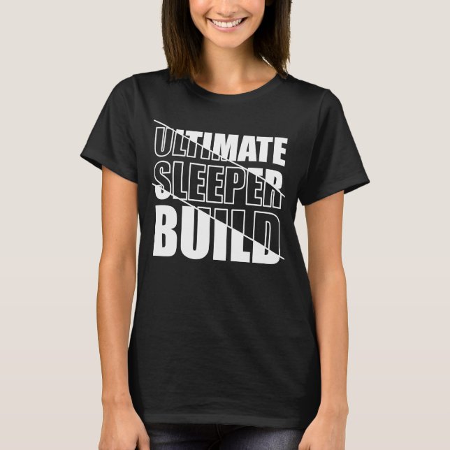 Camiseta Atleta ginásio magro e forte, o que há de mais mod (Frente)