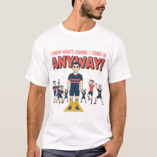 Camiseta Atleta Híbrido Divertido Eu Me Inscrevi Mesmo Assi