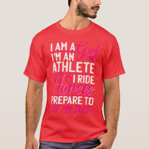 Camiseta Atleta Horse Riding Girl