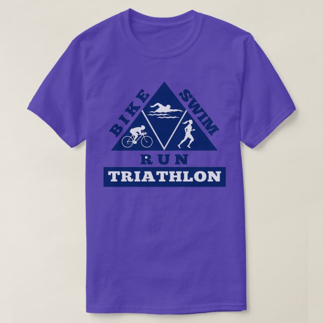 Camiseta Atleta Triathlon Natação 5 (Frente do Design)