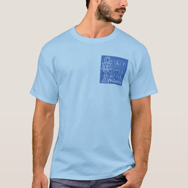 Camiseta Atletas CMTA do t-shirt dos homens (Frente)