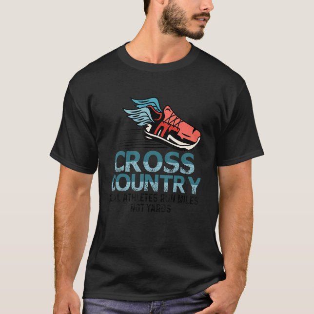 Camiseta Atletas reais de vários países executam Corrida Mi (Frente)