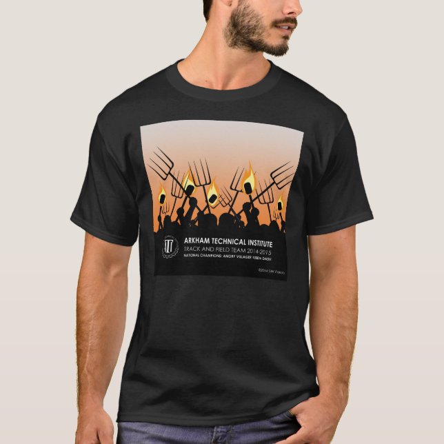 Camiseta Atletismo da tecnologia de Arkham (Frente)