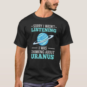 Camiseta Atmosfera de Gás Solar do Anel Planeta Urano Spa