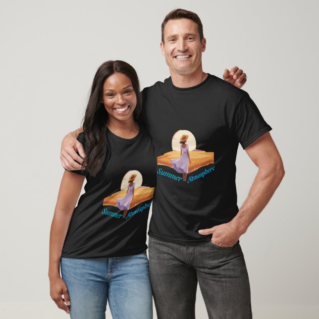 Camiseta Atmosfera de verão (Unissex)