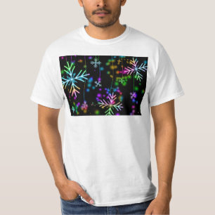 Camiseta atmosfera festiva e animada de Natal do SlipperyJo