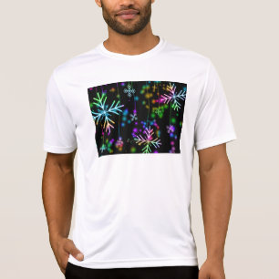 Camiseta atmosfera festiva e animada de Natal do SlipperyJo