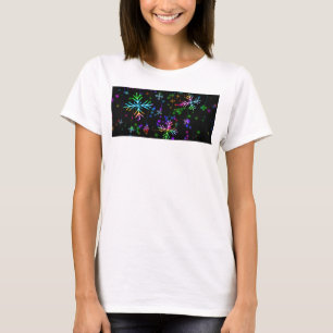 Camiseta atmosfera natalina festiva e animada do SlipperyJo