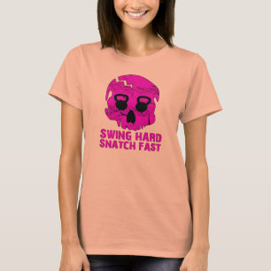 Camiseta Ato de agarrar duro do balanço rápido -