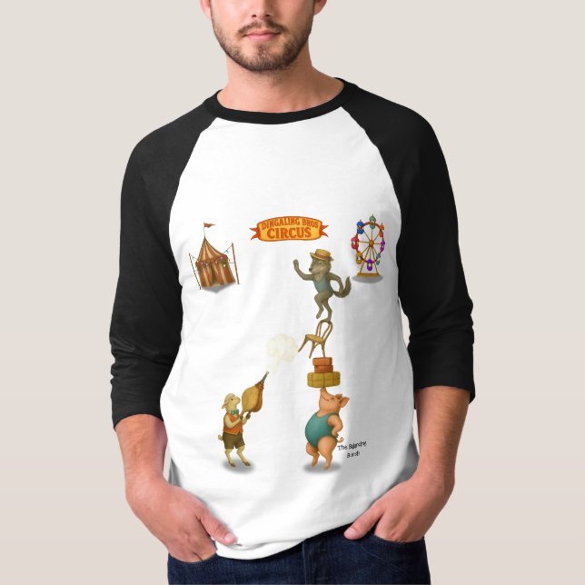 Camiseta Ato de equilíbrio da Petra porca (Frente)