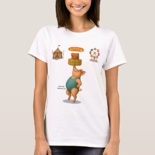 Camiseta Ato de equilíbrio da porca Petra