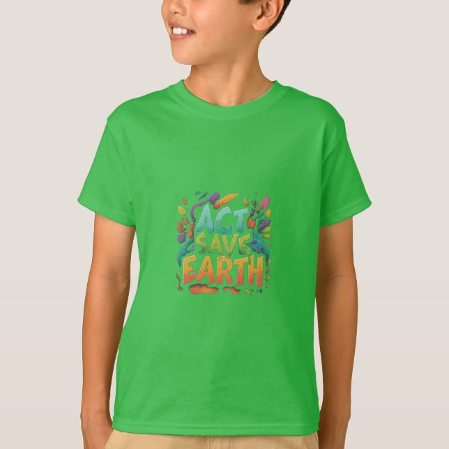 Camiseta Ato Salvar a Terra (Frente)
