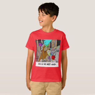 Camiseta Atolado: Motosserra Vs Árvore tirinha engraçada