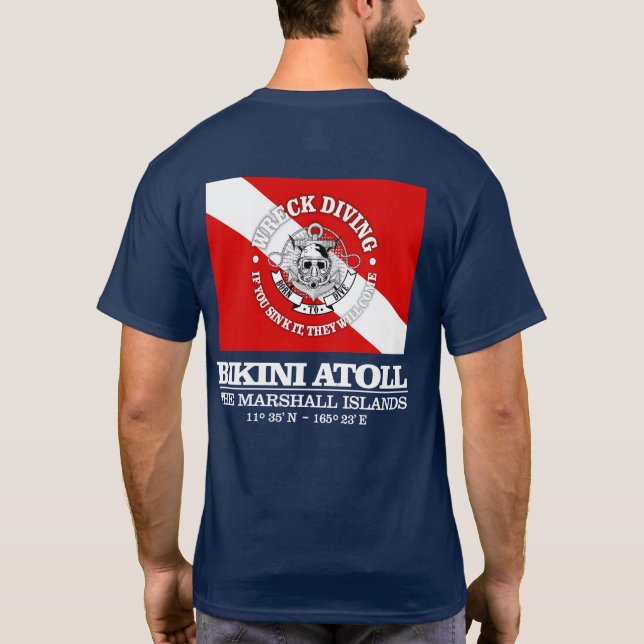 Camiseta Atoll Bikini (melhores destroços) (Verso)