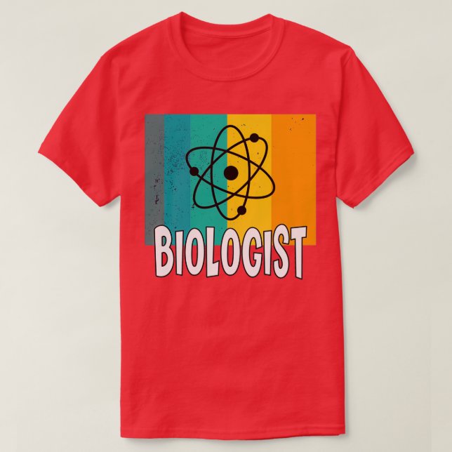 Camiseta Atom Molecule Science Biology Teacher Gift Idet 1 (Frente do Design)