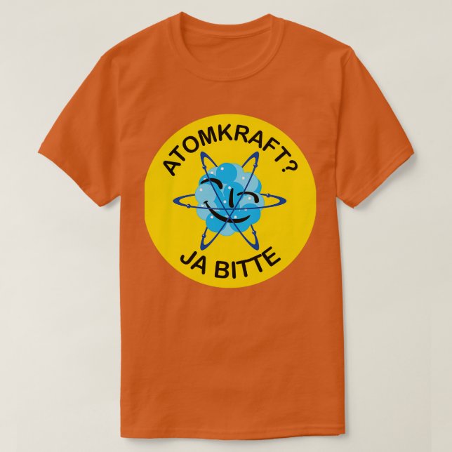 Camiseta Atomkraft Ja bitte 1 (Frente do Design)