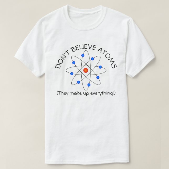 Camiseta Átomos (Frente do Design)