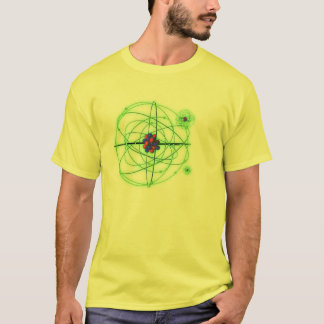 Camiseta Átomos em um t-shirt