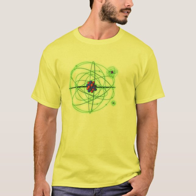 Camiseta Átomos em um t-shirt (Frente)
