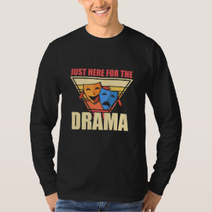 Camiseta Ator Aqui Para O Drama