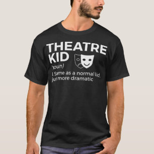 Camiseta Ator de Definição de Crianças de Teatro T