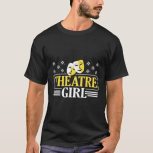 Camiseta Ator de Ensaio de Drama no Teatro Teatro